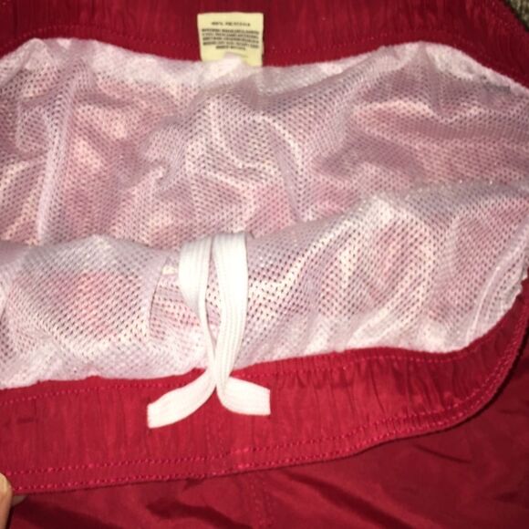 NWOT Swim Trunks Sz XL Red Blue Open Trails Vacation Surfing Cruise - Picture 5 of 6